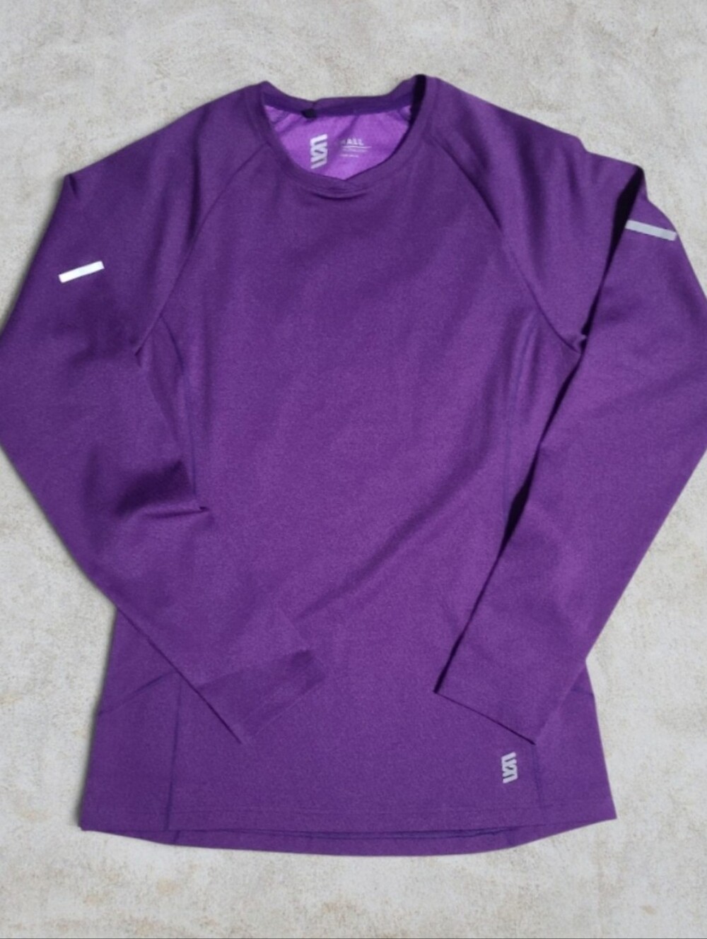 Lole Montreal Purple Second Skin Seamless Technical Activewear Top Small